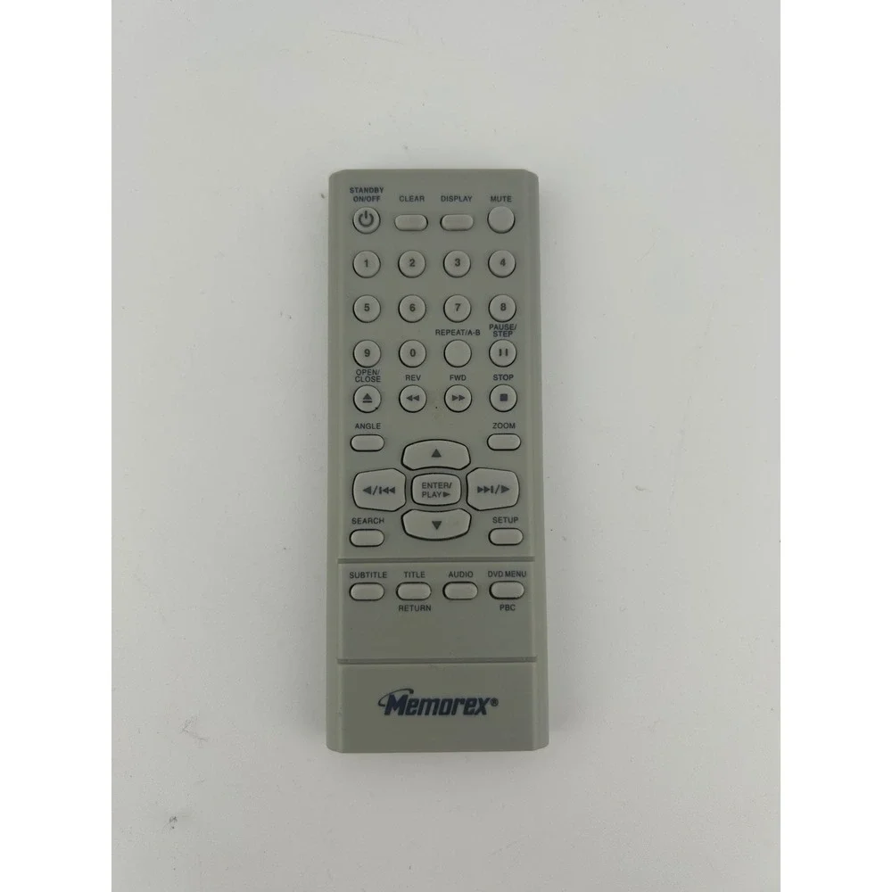 Memorex Universal‎ Remote Control For DVD Player TV VCR CD Grey